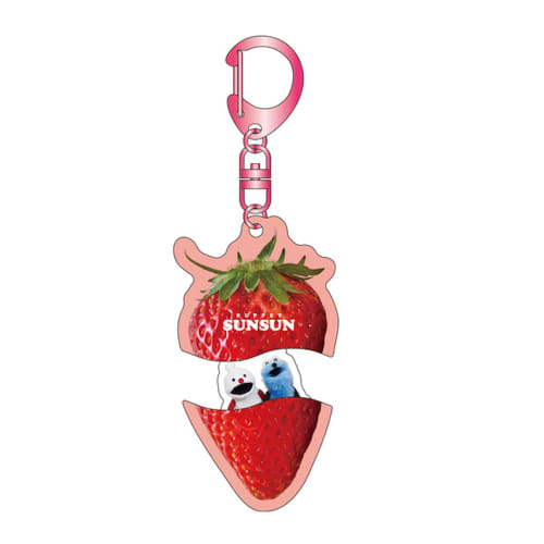 K Company Puppet Sunsun Pakatto Acrylic Keychain Strawberry PSS-PAK-IG
