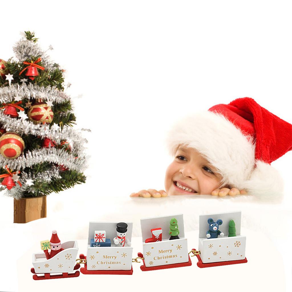 Vánoční ozdoby Vánoční dřevěné Vláček Dětská školka Slavnostní