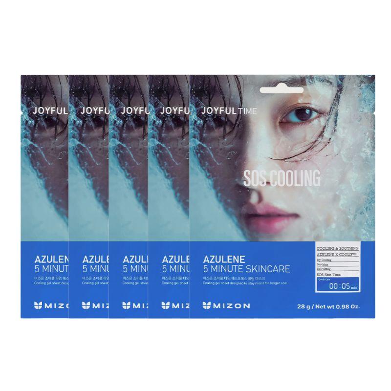 MIZON Joyful Time SOS Mask (Cooling / Firming) 5-Pack Set cooling 5P