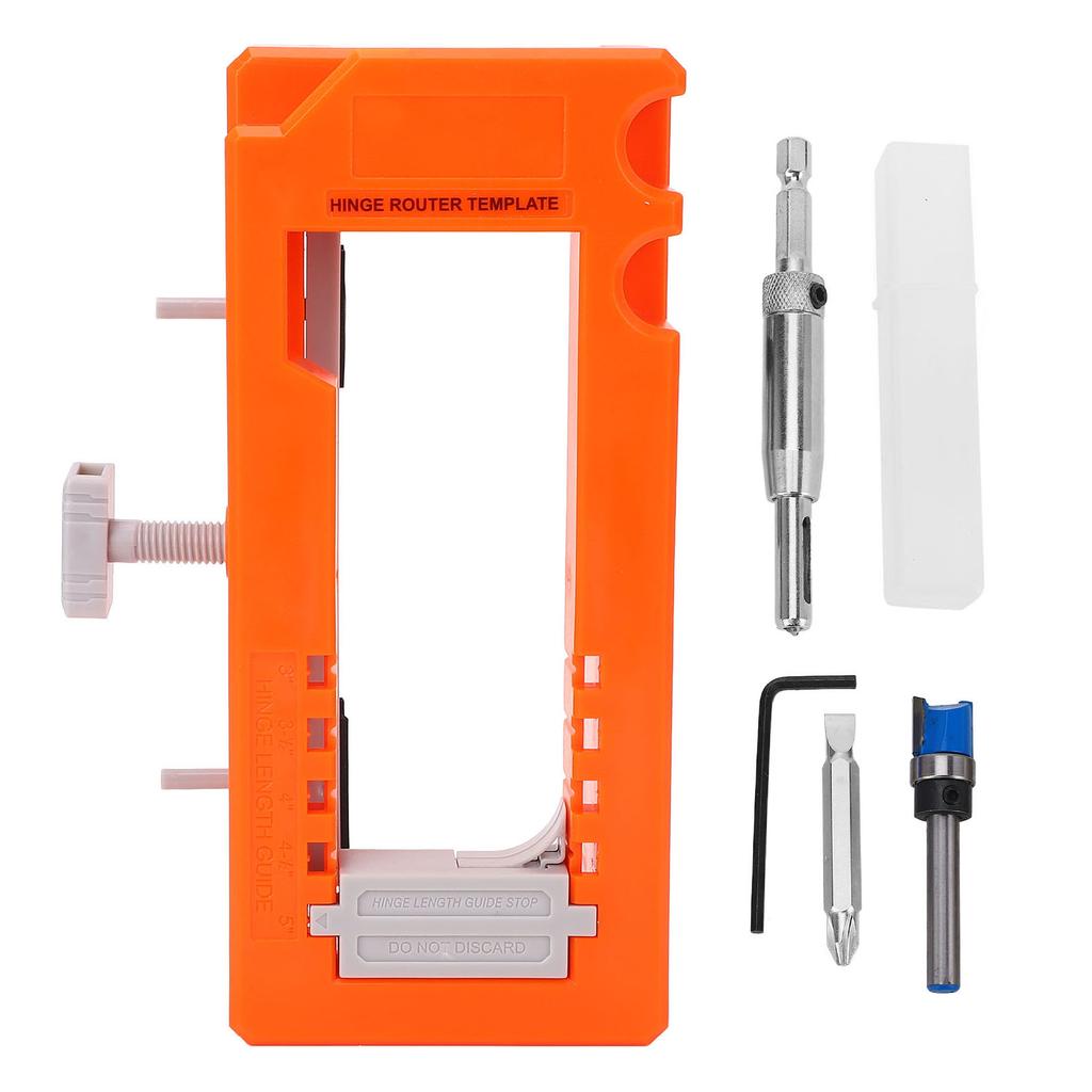 Türscharnierfräslehre 3in bis 5in Länge 14 bis 58in Dicke Kunststoff Einstellbare Türscharnierfräse