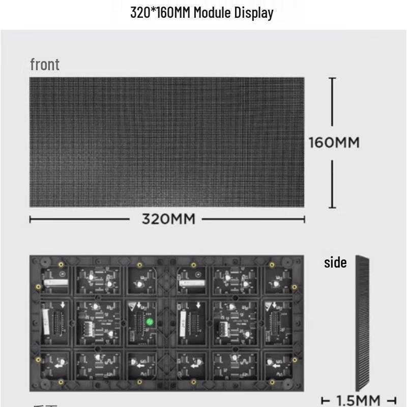BOE BTQ025ECO P2.5 Indoor HD LED Display CN plug (adapter included)