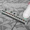 WOYUE Bass Multi-Effect Pedal 3-Band Equalizer XLR Balanced Output 3 Delays 3 Reverbs Bluetooth Type-C Rechargeable Electric Bass