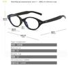 Vintage Oval Glasses for Women Anti Blue Light Retro Korean Style Female Decorative Eyewear
