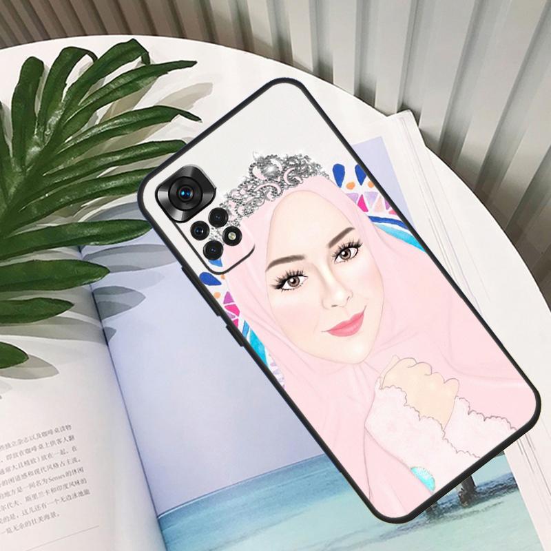 

Muslim Islamic Arabic Hijab Girl Funda For Xiaomi Redmi Note 14 10 11 12 13 15 Pro Plus Case For Redmi 15 15C 14C 12C 10C 13C Redmi 14C
