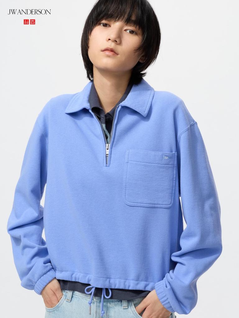 Uniqlo Japan Sweat Half Zip Shirt