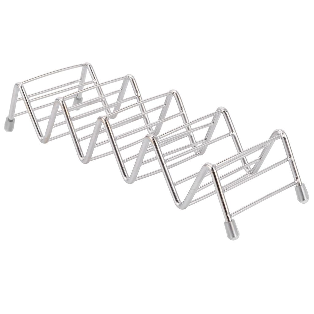 Taco Holder Innovative 304 Stainless Steel Pancake Stand Tray for Kitchen Restaurant4 5 Grid