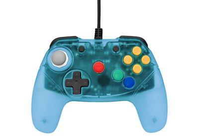 BRAWLER 64 בקר Brawler 64 כחול בקר ייעודי ל-N64 /