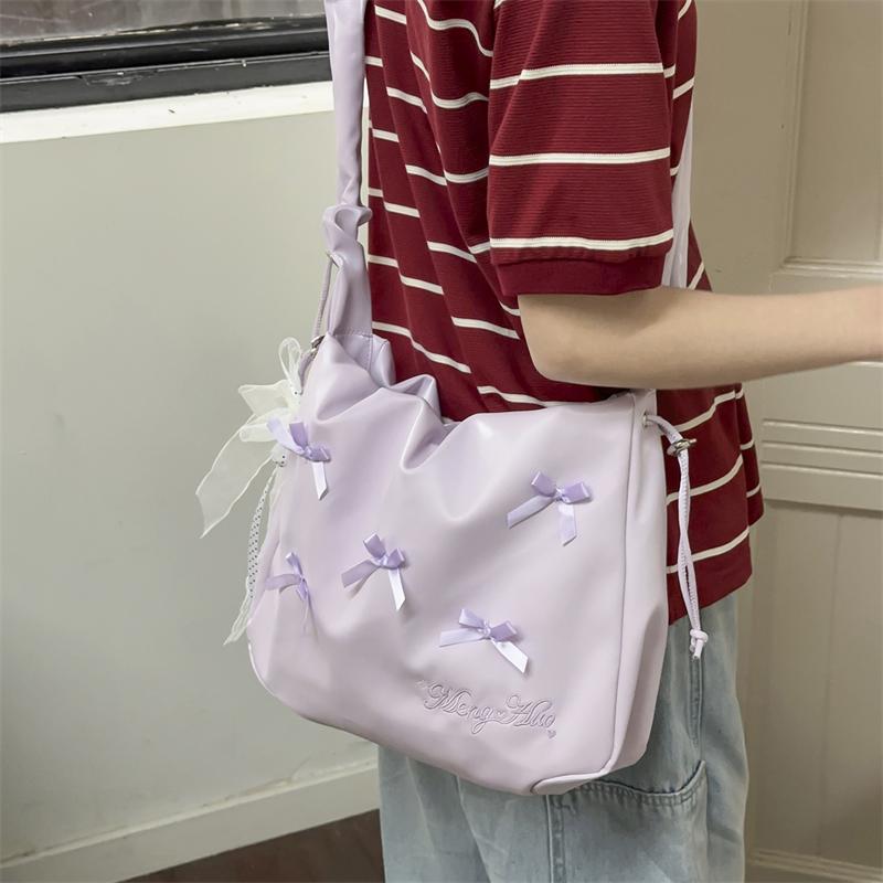 Tote Bag Handbag Bow Shoulder Bag Large Capacity Women Crossbody Bag