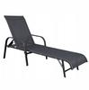 Foldable Garden Chair Adjustable Backrest Steel Beach Chair Deck Chair