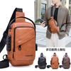 Anti-splashing Chest Bag Crossbody Bag Men's Sports Shoulder Bag Chest Crossbody Backpack