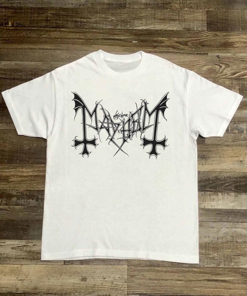 Mayhem Symbol Cotton Unisex T shirt Full Size S-5XL