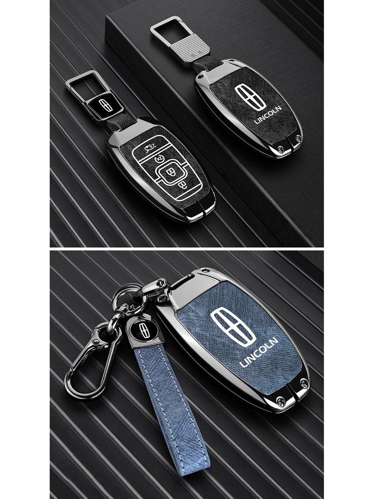 Lincoln Adventure Key Case: Fits Navigator, Aviator, MKZ, Continental, MKC, MKX Models