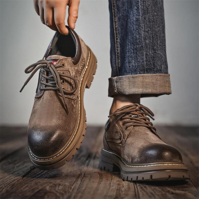 3191 Low-top Tooling Martin Boots British Men's Shilun Retro Platform Versatile Tooling Boots Outdoor Leisure Commuting Men's Shoes