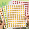 Yellow Star Reward Stickers for Kids - Smiley Face for Self-Discipline & Praise In Elementary School