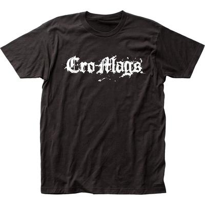 Cro-Mags Logo Herren T-Shirt Rock and Roll Musik Klassisches Band T-Shirt Neu Schwarz