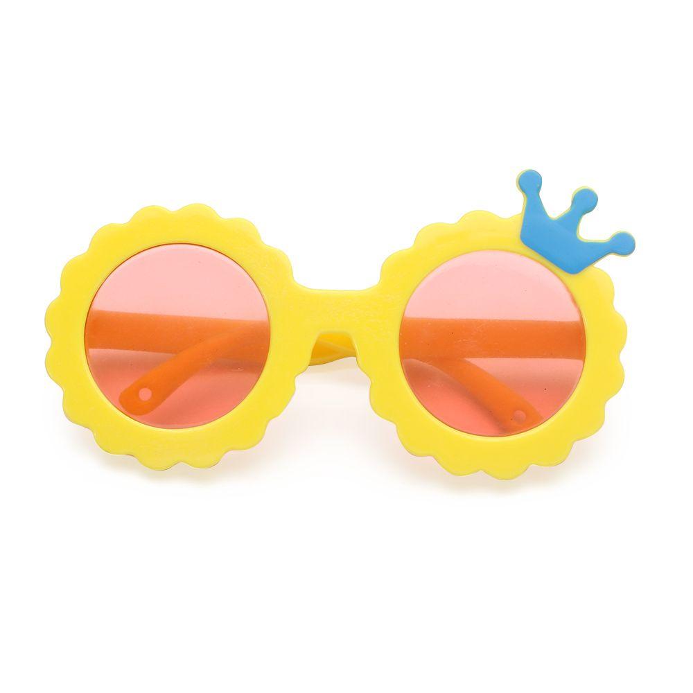 

Accessories Changing Clothes Decoration Toys Round Glasses Dolls Glass With Crown For 18 Inch Doll жёлтый
