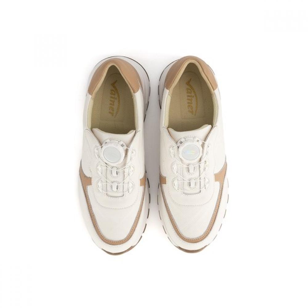 Vainer Women S White Dial Button SneakerS 153a0v1wb