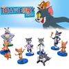 Miquelpw Tom Jerry Action Figures Cute 9pcs/set For Collectors And Cartoon Lovers