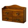 Desk Drawer Case Multifunctional Wooden Organizer Storage Cabinet Box for Makeup Supplies Rustic