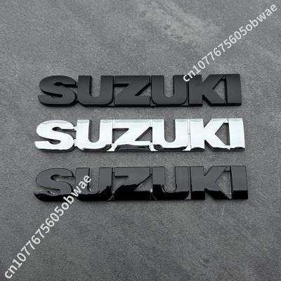 For Suzuki Swift Jimny Landy Alto Vitara Fronx SX4 Wagon R Rear Trunk Emblem Logo Badge Sticker Car Accessories Replacement