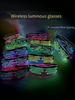 LED luminous glasses bar disco blinds atmosphere props party Cyberpunk sci-fi technology EL glasses glow (without batteries)