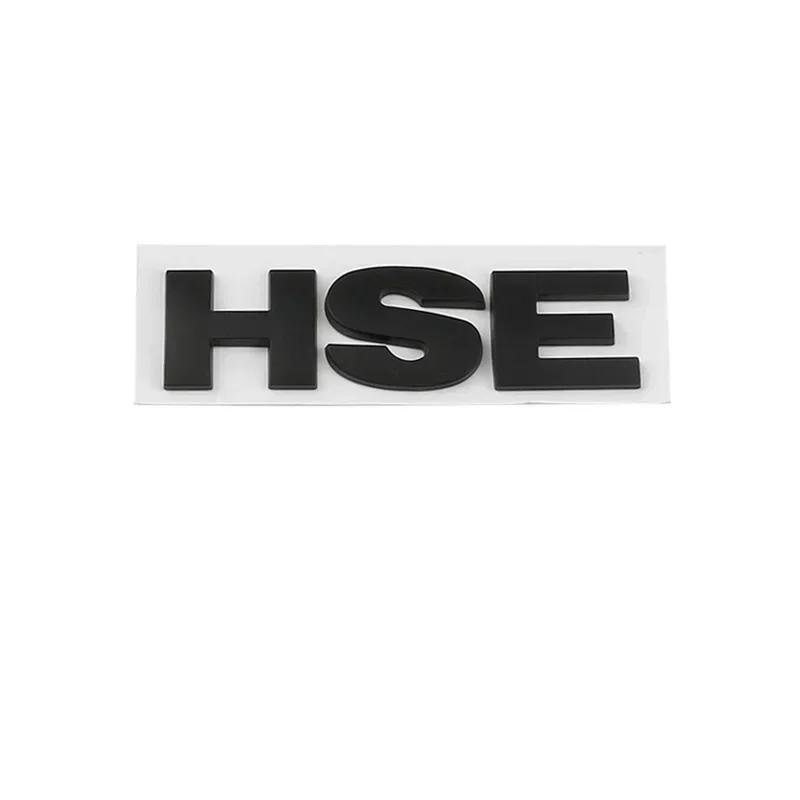 3D ABS HSE V8 Letters Rear Trunk Fender Badge Emblem Decals Sticker For Land Range Rover Sport Vogue Discovery 4 Car Accessories