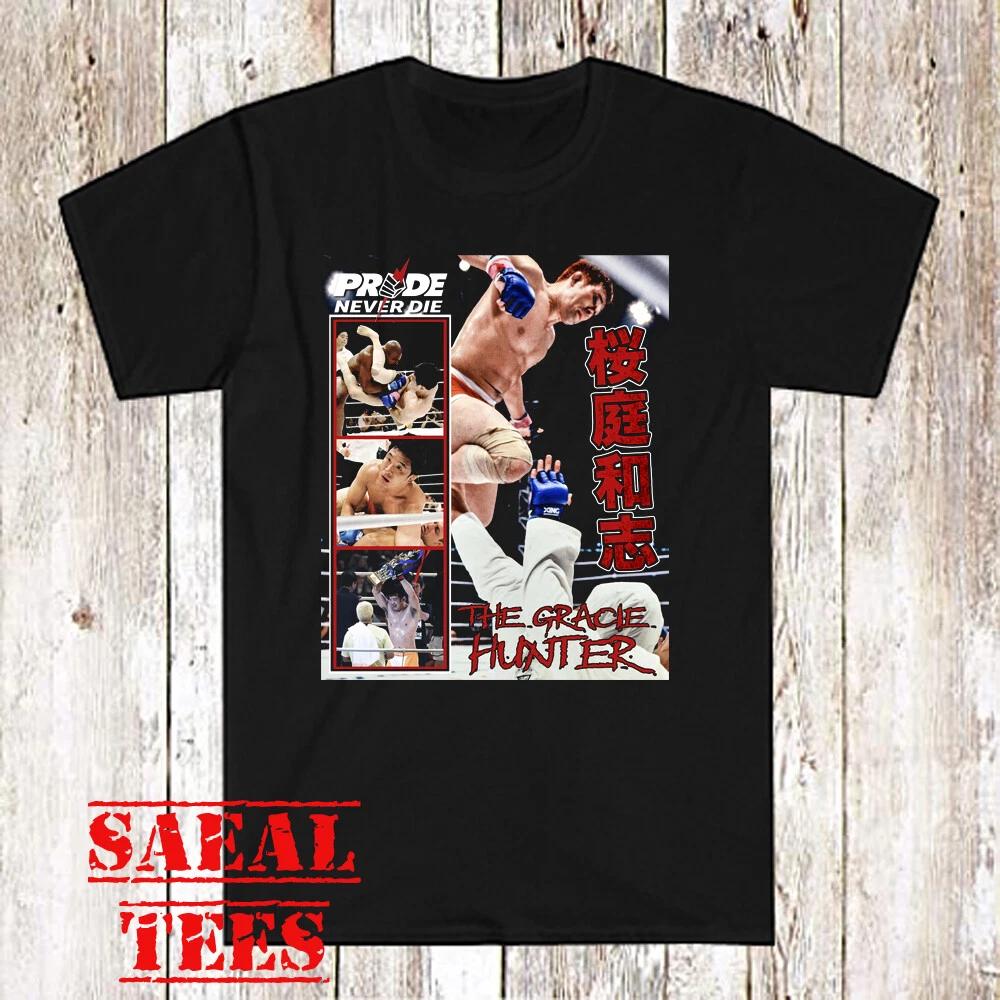 Men s and Women s T-shirts Kazushi Sakuraba The Gracie Hunter Japan MMA XXXXL