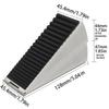 Heavy Duty Door Stopper Height Adjustable Spring Loaded Wedge Door Rear Retainer Non-Slip Door Stop For Home Office