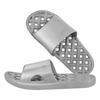 Riimos Balcony Bath Slippers Sandals, Hole-Resistant, Shrink-Resistant, Water-Resistant, PVC, (27cm, Gray)