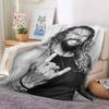 Americký herec Jason Momoa Deku Pro Pohovku Kancelář Postel Letadlo Cestování Spánek Čtení Relaxace Kempování Měkké A Teplé