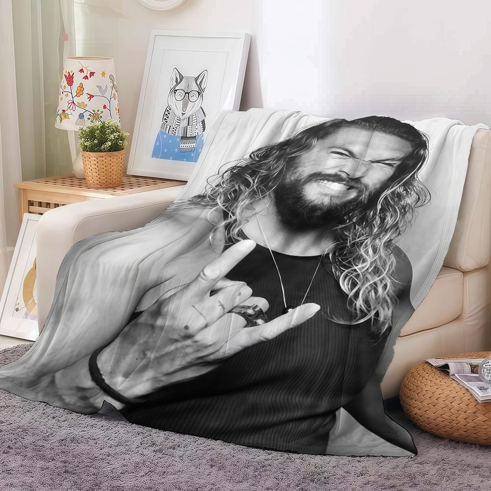 Americký herec Jason Momoa Deku Pro Pohovku Kancelář Postel Letadlo Cestování Spánek Čtení Relaxace Kempování Měkké A Teplé