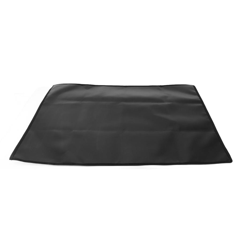 Under Grill Mat Double Sided Rectangular Silicone Fireproof Grill Pad for Fireplace Fire Pit for