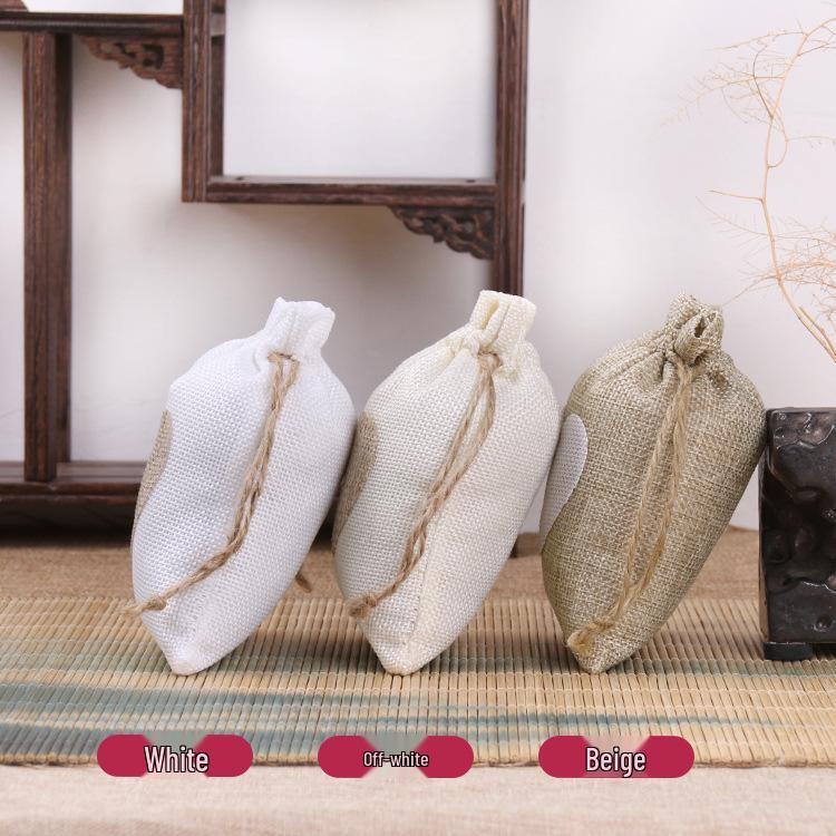 Small Burlap Jewelry Gift Pouch for Ornaments & Beads Bracelet