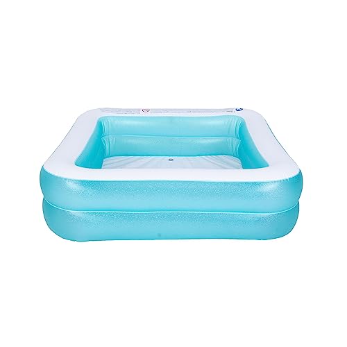 Pool Central JILONG Square 2-Ring Pool, 150 x 150 x 45cm (Inflated Size), JL-667104