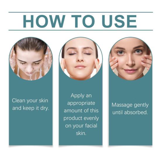Facial Brightening Gel with Vitamin C And Peptides Lightweight Moisturizer for All Skin Types Anti-Aging Peptide Skin Firming Gel