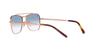 Sunglasses RB3636 Gold 55 Blue Gradient Lens [Ray-Ban] Rose/Crystal