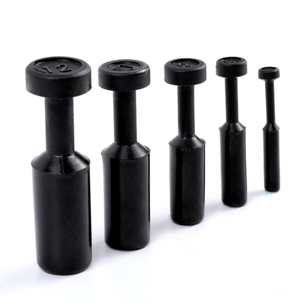 10pcs PP PPF4 /6/8/10/12mm Pneumatic Blanking Pipe End Cup Plugs Air Hose Tube Push Fit Connector Plastic Plug Ventilation Valves 4