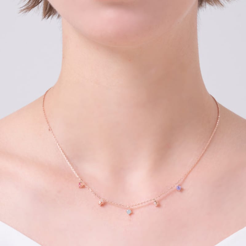 ELLE Schmuck Regenbogen Stern Halskette ELBRNN241