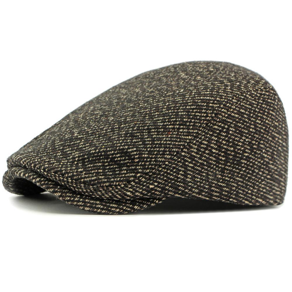 

HT4962 Berets for Men Women New Striped Autumn Winter Hat Male Female Artist Painter Ivy Flat Cap Adjustable Octagonal Beret Cap 55-59cm Adjustable