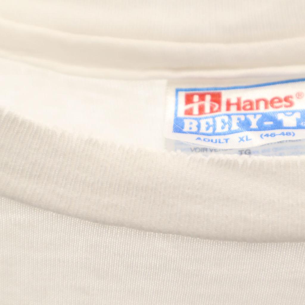 HANES 90s Made In USA Old RED BARON Print Short Sleeve T-shirt Men's Used