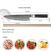 8 Inch Japanese Chef Knife 67 Layer Damascus Steel Sharp Slicing Knife Meat Fish Cooking Kitchen Accessories With Wooden Handle