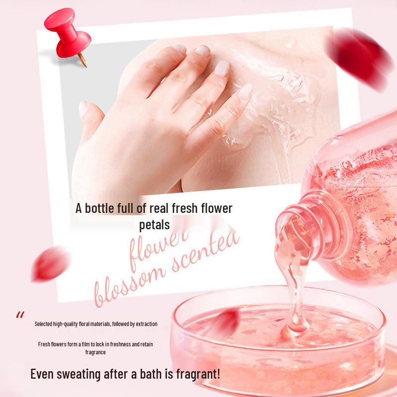 Petal Body Wash: Long-lasting Fragrance, Gentle Moisturizing, Soothing, Oil Control, Deep Cleansing. Ready to Ship.