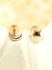 Minimalpiercing [0.8Mm] 14K Internal Mini Chubby Moon Star Heart Labret Piercing Earrings