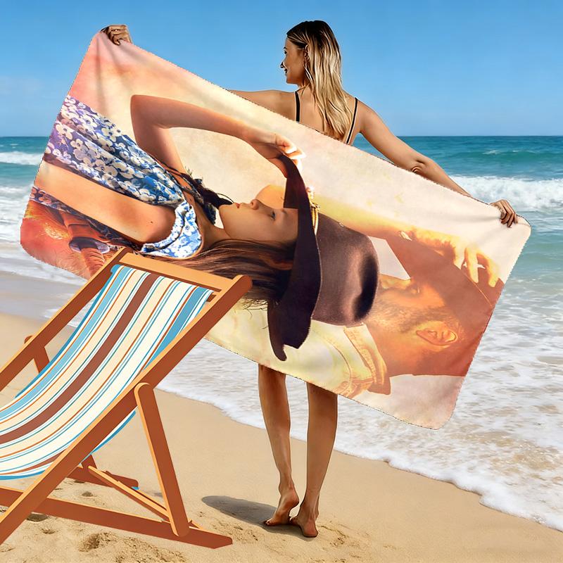 The Walking Dead Print Beach Towel, Large Soft Quick Dry Towel for Beach Camping Swimming