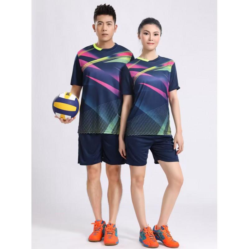 Short Sleeve Sports Shirts Men Women Table Tennis Badminton Training Jerseys Plain Athletic Tops