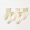 5Pairs/set Children's Socks For Girls Boys Summer Thin Cotton Kids Mesh Baby Socks For Infant Cartoon Sock 0-8Years