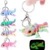 Movable Joints Chameleon Doll Keychain 3D Print Bag Charm Jewelry Accessories Gifts