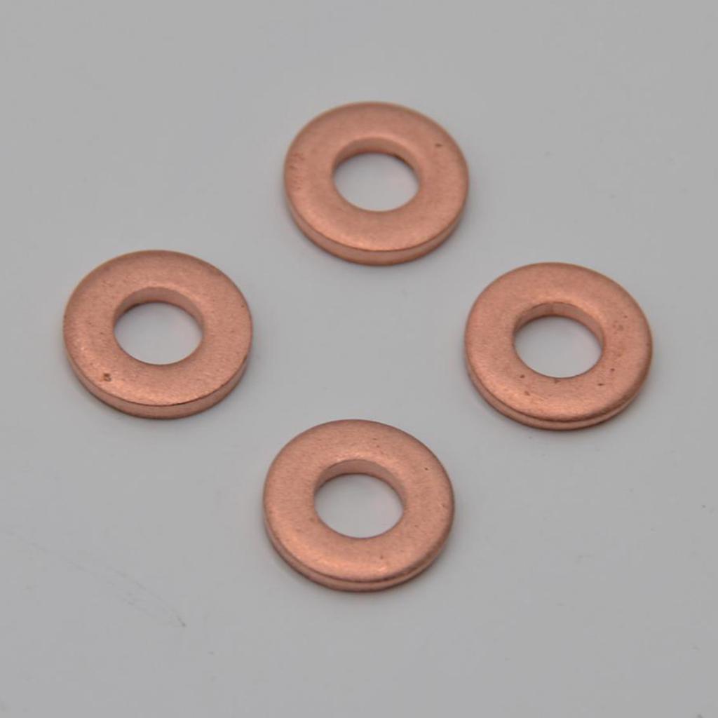 Lots 4 Injector Washer Seals O-Ring For Peugeot Citroen 1.6 HDI 198173