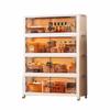 Beifu Heavy-Duty 4-Tier Carbon Steel Kitchen Storage Rack