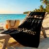Michael Jackson Customized Name Beach Towel Super Soft & Absorbent Suitable for Swimming Gym Camping Yoga Vacation